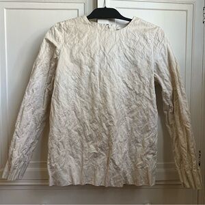 COS top with wrinkle-effect